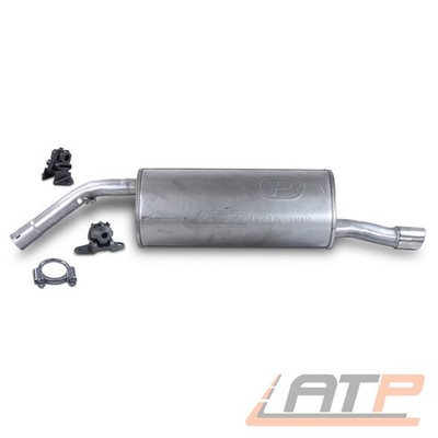 ENDSCHALLDÄMPFER FÜR PEUGEOT 207 / 207+ SPORT 1.4 1.6 BJ 07-13