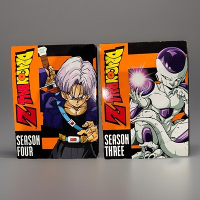 Lot of 2 Dragon Ball Z DVD Season 3 & 4 Box Sets (Orange Brick