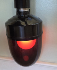 Vintage Kindermann Darkroom Lamp - Inakin Safelight - Made in Germany w/cord