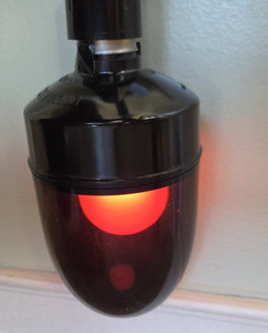 Vintage Kindermann Darkroom Lamp - Inakin Safelight - Made in Germany w/cord