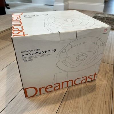 SEGA Dreamcast Racing Controller HKT-7400 steering wheel Great Condition