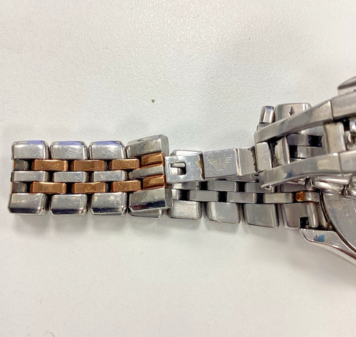 Emporio Armani Ladies Stainless Steel Watch AR 1825-251409 Working WA3 - Picture 10 of 16