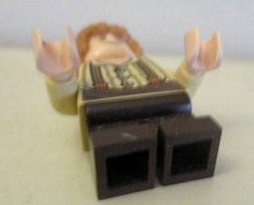 LEGO THE HOBBIT BILBO BAGGINS MINI FIGURE SUSPENDERS - 79003 -2 FACES HEAD TURNS