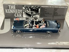 The Kennedy Car 1961 Lincoln Continental Presidential X-100 Minichamps 143 Case The Kennedy Car 1961 Lincoln Continental Presidential X-100 Minichamps 143 Case