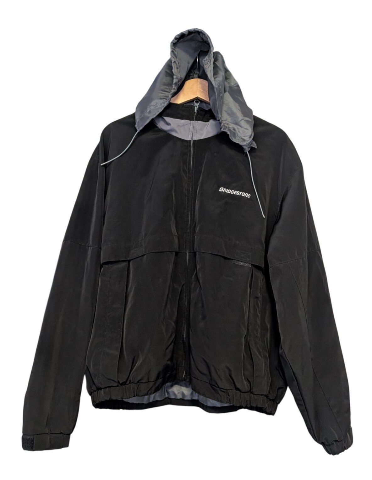 Bridgestone Racing Jacket Polyester Shell Black V… - image 1