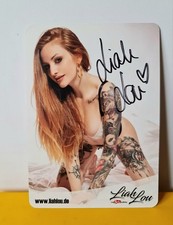 Liah Lou Autogrammkarte original signiert  Er...