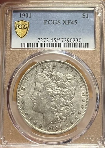 1901  PCGS XF 45 Morgan Silver Dollar