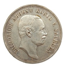 Sachsen 3 Mark 1911 E Friedrich August III. | Jaeger 135