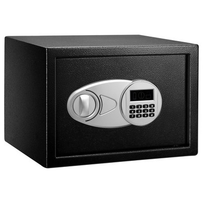 Amazon Basics Safe 14 l Schwarz, für A4, elektronisches Zahlenschloss