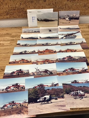 Lot Of (26) Pictures Navy, Army, Erickson Air-Crane, Columbia Helicopters B4 “F”