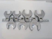 Sunex 9720A, 1-1/16" to 1-7/16" Crow Foot Wrench Set, 1/2" Drive, 7pc. 