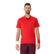 Lacoste Novak Djokovic Red Men's Tennis Polo Shirt , Size M - NWT