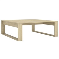 Tinkaro Couchtisch Sonoma-Eiche 100X100X35 Cm Spanplatte