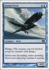 Storm Crow - Normal NM MTG 8th Edition