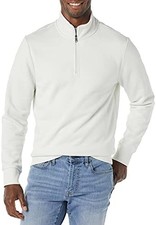 Men's Quarter-Zip Fleece Pullover Long Sleeve Comfortable Casual Sweatshirt