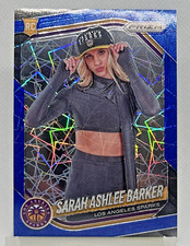 2025 Panini Prizm Sarah Ashlee Barker Blue Lazer Prizm Rookie Variation Image