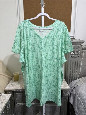NWOT! Roaman s Ultimate V-neck Tunic Size 3X (30/32)