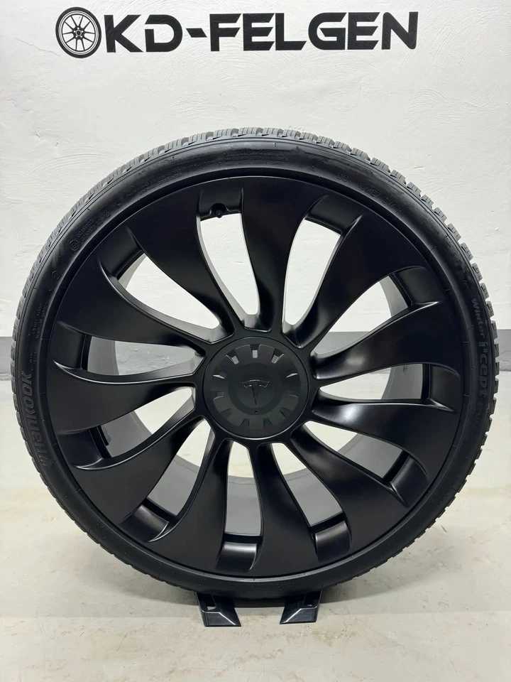 Original Tesla Model Y 21 Zoll Winterräder Überturbinen Alufelge 1188226-00-C - Bild 2 von 4