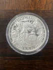 1 oz .999 Silver Coin Antiqued Norse god Odin crossing bridge Bifrost to ASGARD