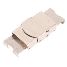 10pcs Steel Crimp Jaw Hook Watch Band Clasps DIY Jewelry Connect Lace Buckle