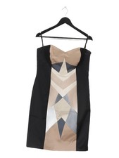 Debut Bodycon Midi Dress UK14 in Black