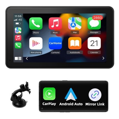 Litillbuly Screen For Car 7 Wireless Auto- Upgrade Portable Touchscreen