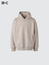 Uniqlo Sweat Oversized Pullover Hoodie-Biege-Large