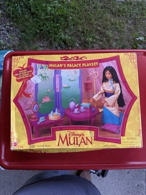 Vintage 1997 Disney Mulan's Palace Playset Mattel Open Box Sealed Contents Vtg