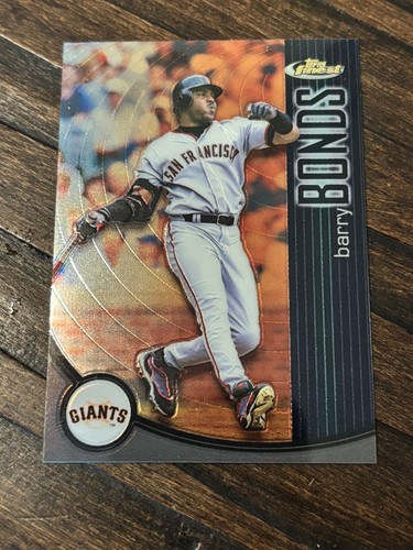 2001 Topps Finest Barry Bonds Sp / 1999 Refractor Finish - Bild 1 von 3