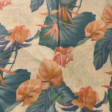Tropical Floral Print Fabric Robert Allen Jay Spectre 2 yds (RH)