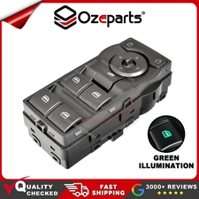 Electric Power Master Window Switch (Green Illumination) For Holden VE Commodore