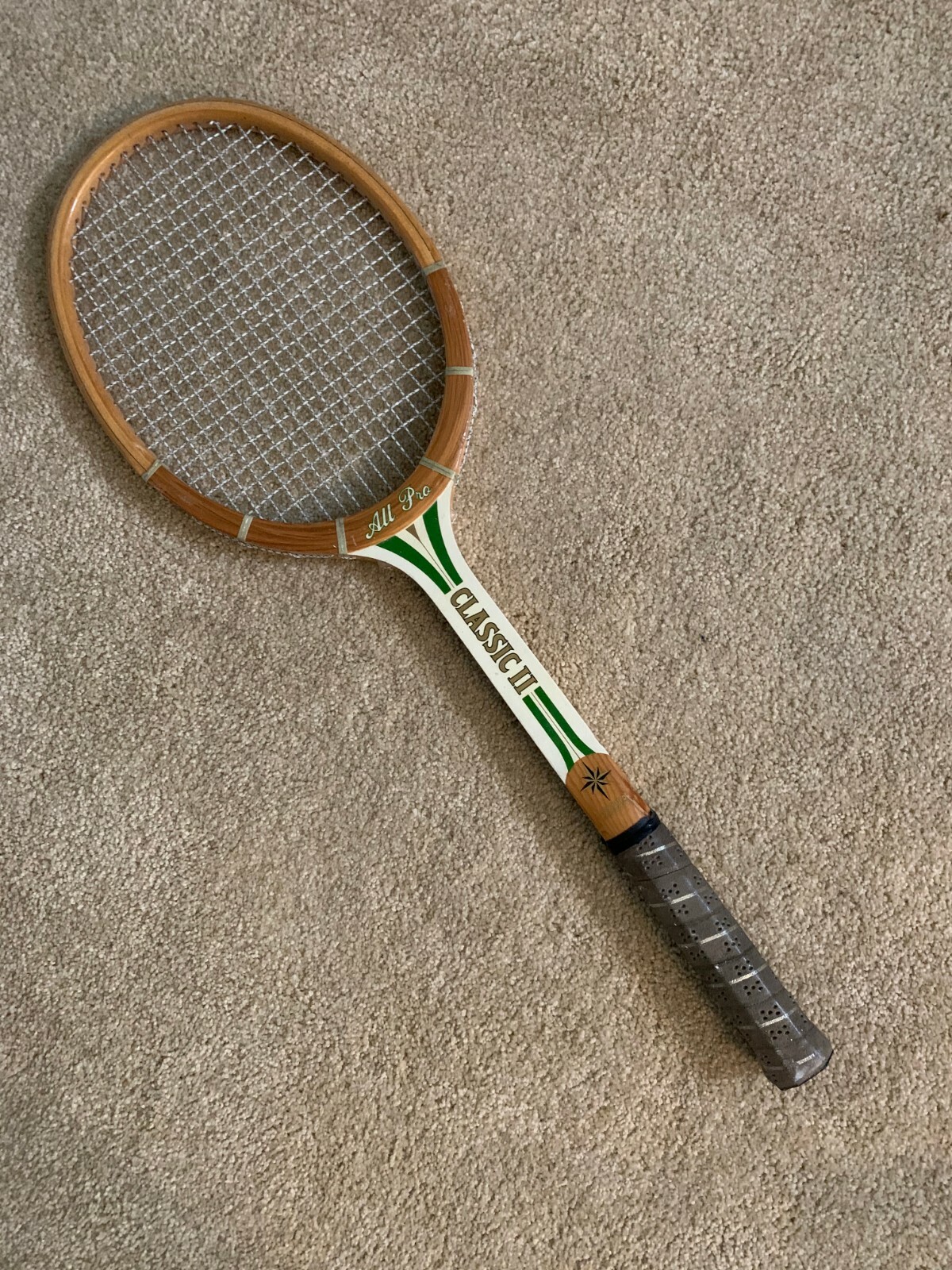Vintage All Pro Classic II Wood Tennis Racket-PRICE REDUCED! | eBay