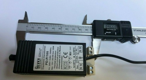 TCI Electronic Transformer PD.P/105 50-105W 230V 50Hz -TCI- 12V Halogen - Bild 3 von 5