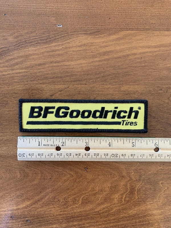 Vintage BF Goodrich Tires Patch Racing Tire Patch NEW BFGoodrich Patch