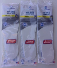 6 Pair total Sof Comfort Unisex Foam Insoles for Shoes Boots Comfort so sol