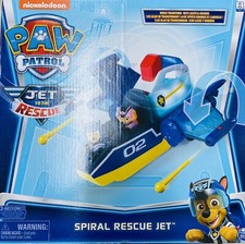 PAW PATROL JET TO THE RESCUE DELUXE TRANSFORMING SPIRAL RESCUE JET LIGHTS SOUNDS