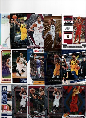 Donovan Mitchell 25 count BASKETBALL SUPER Card Lot CLEVELAND CAVALIERS UU