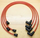 Red Belly Ford Tractor Early 8N 2N 9N Deluxe Cloth Copper Spark Plug Wire Set
