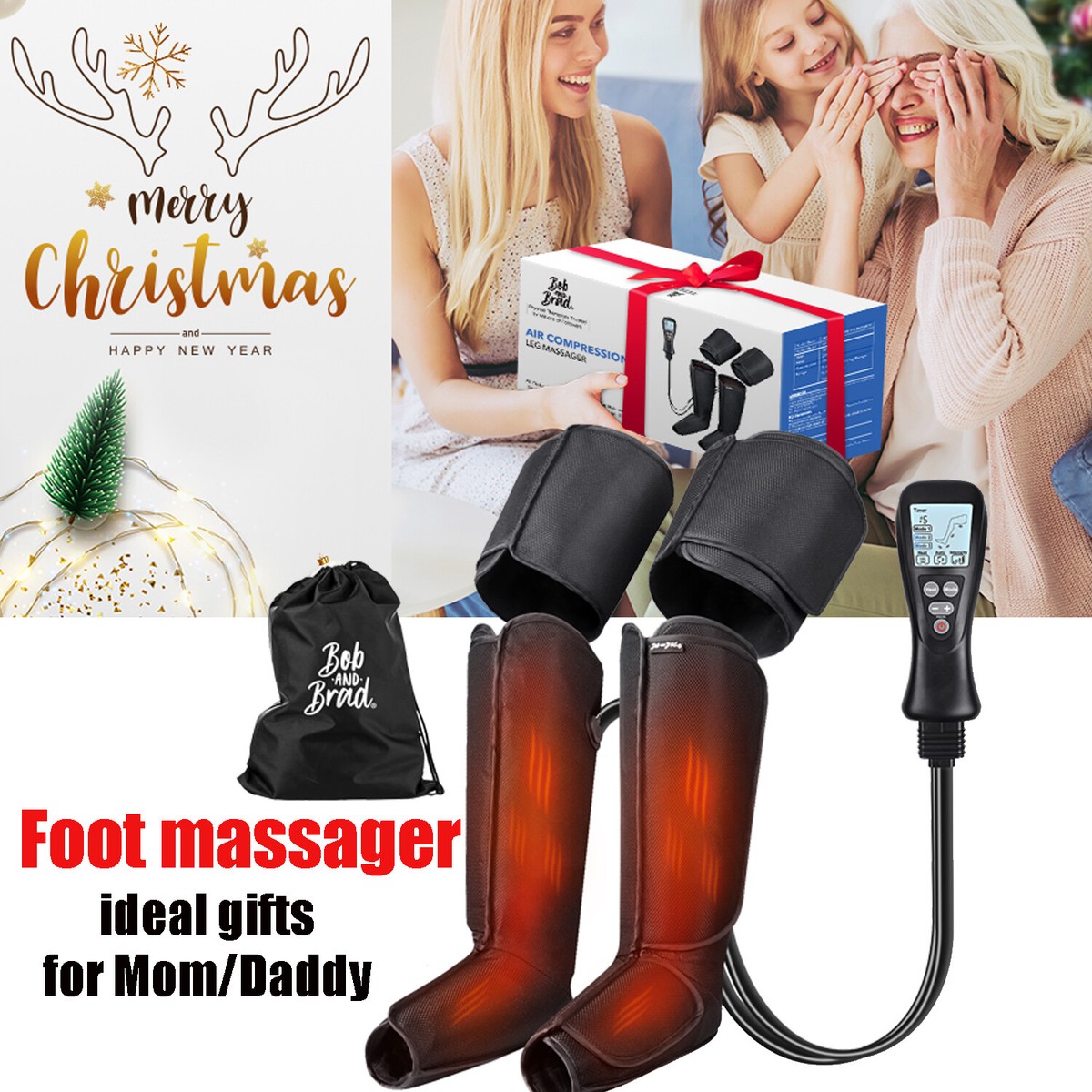 Calf Circulation Boots With Heat Bob And Brad Leg Massager With Heat ...