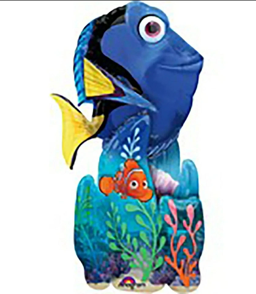 Finding Dory Nemo скользящий воздушный шар высотой 45 дюймов товары для вечеринки на день рождения для детей - Изображение 2 из 3