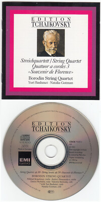 Tchaikovsky 11: Borodin String Quartet - Streichquartett Nr. 3 es-moll op. 30 +