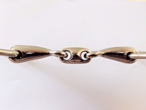 CONTINENTAL FOUR RING SNAFFLE DOUBLE JOINTED LOZENGE THREE 3 GAG DUTCH BIT - Picture 2 of 4