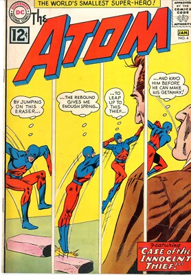 Atom  # 4     FINE    January 1963   Snapper Carr x-over    See photos   DC