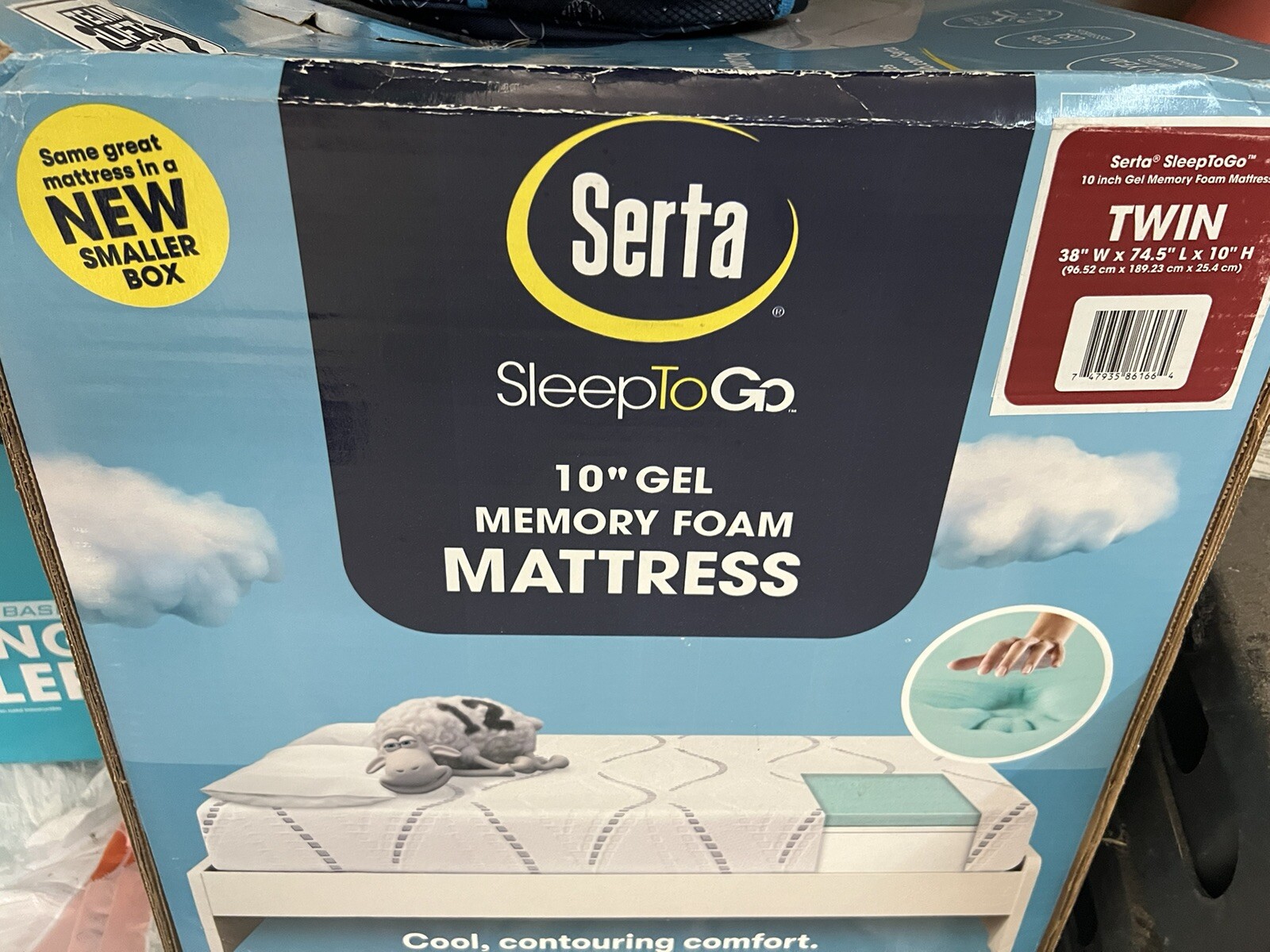 serta sleeptogo 10 gel memory foam mattress