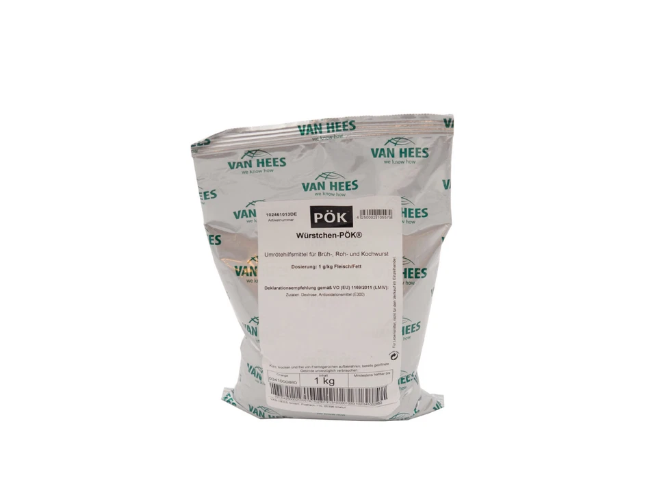 1 kg Van Hees Würstchen Pök, Umrötehilfsmittel für Brüh-, Roh- und Kochwurst