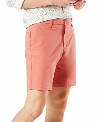 New Dockers Men's Size 44 Crab Apple Flower Red Supreme Flex Chino Shorts