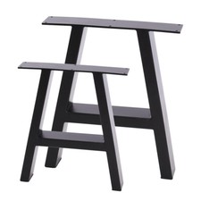 2Pcs A Frame Design Furniture Legs Cast Iron Dining Coffee Table Bench Desk Feet