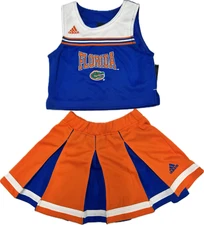 Florida Gators Embroidered Cheerleader Cheer Uniform w Tags Pick Size Brand New