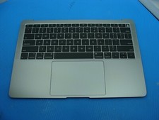 MacBook Air 13" A1932 Late 2018 Top Case Palmrest w/Battery Gray 661-12592 Grd A