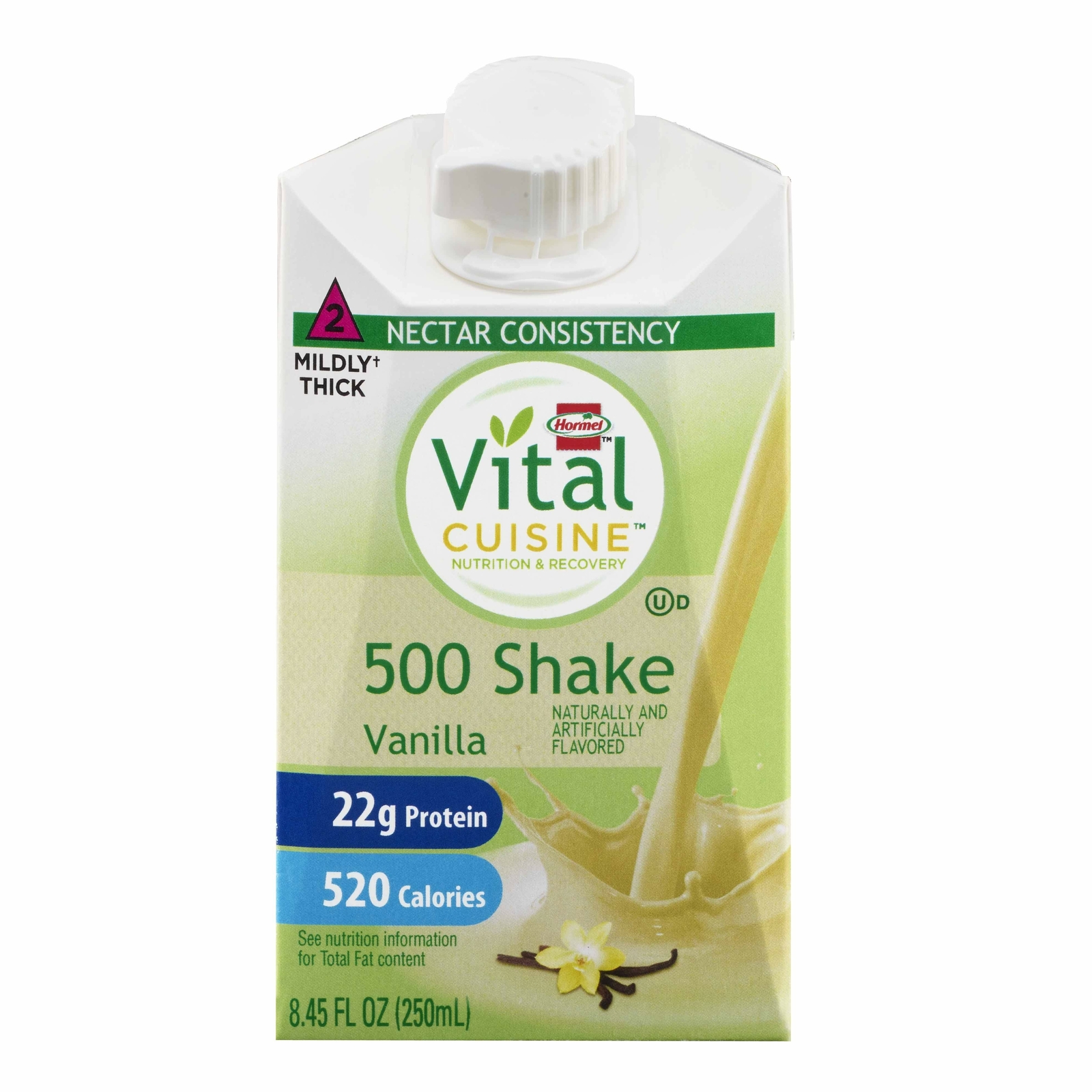 Vital Cuisine 500 72504 Oral Supplement, Vanilla, Case of 27 Bottles,